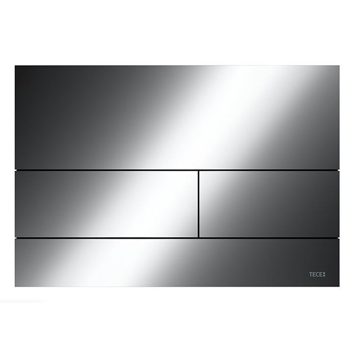 TECEsquare II. Панель смыва, металл, PVD Polished Black Chrome 9240837 - 0