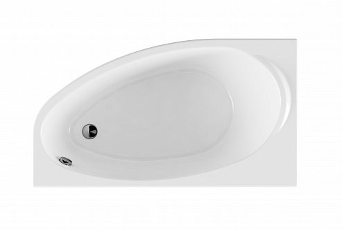 248573000 ванна акриловая CORFU ассиметричная левая /160х90/ (белый) - 0