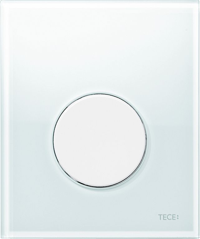 Кнопка смыва TECE Loop Urinal 9242650 белое стекло - 0