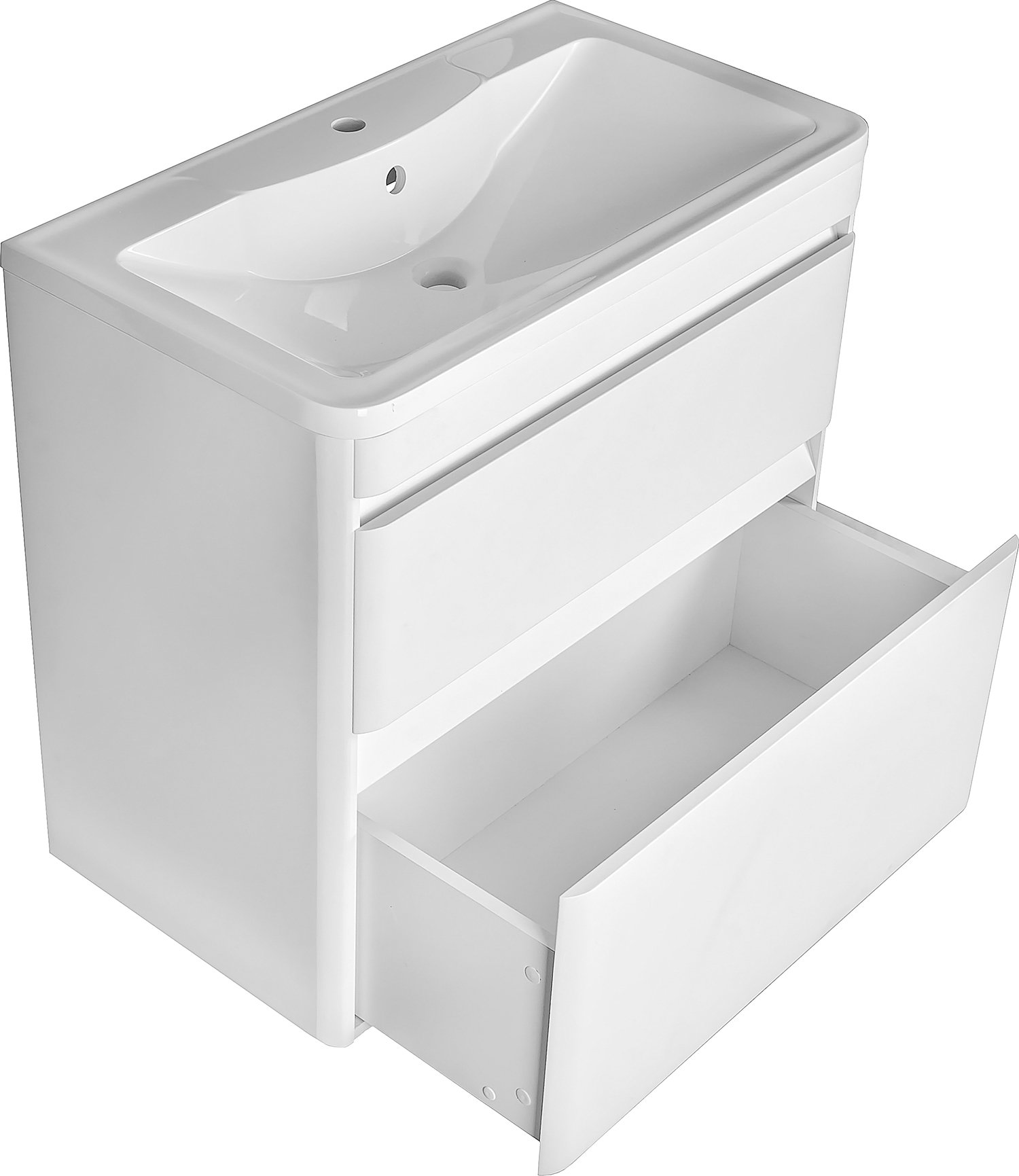 Мебель для ванной Style Line Атлантика 80 Люкс Plus, подвесная, белая - 5