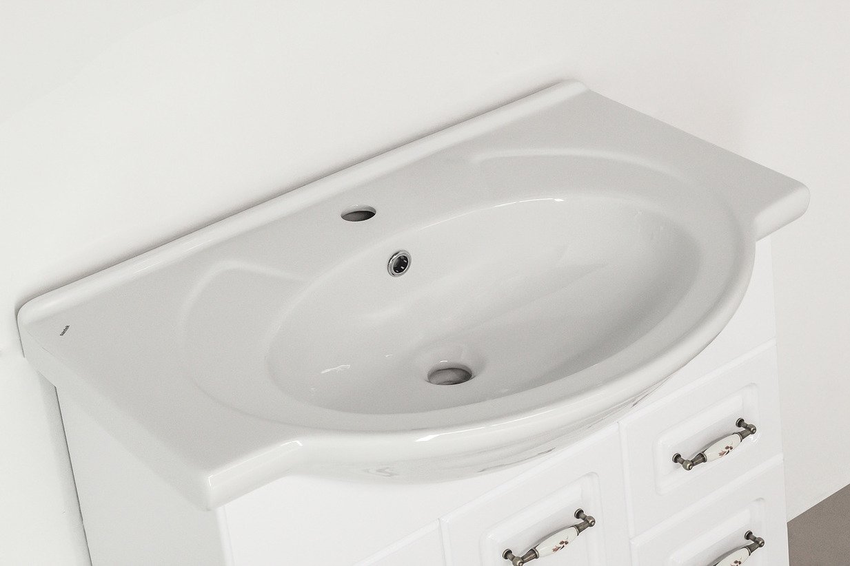 Мебель для ванной Style Line Олеандр-2 75 Люкс, белая - 3