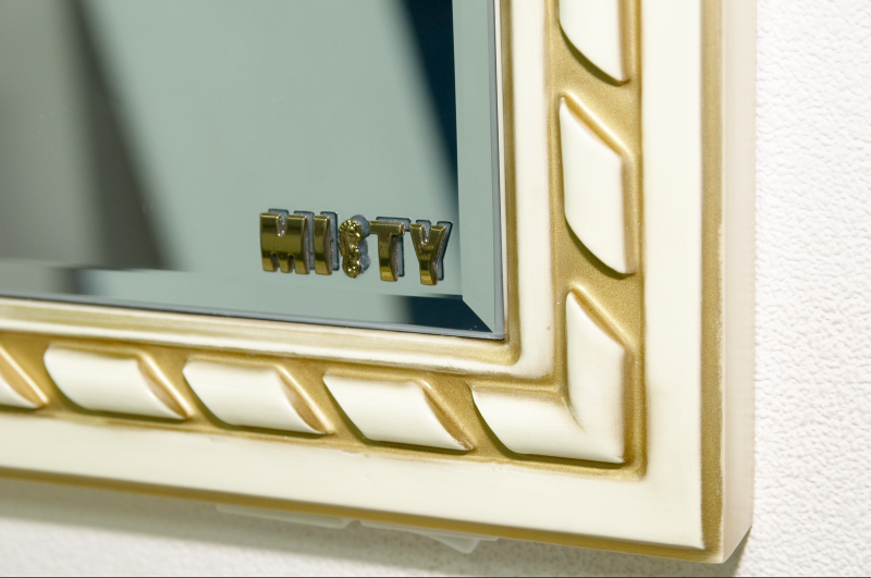 Зеркало Misty Элис 100 бежевое с золотом Л-Эли02100-033 - 1