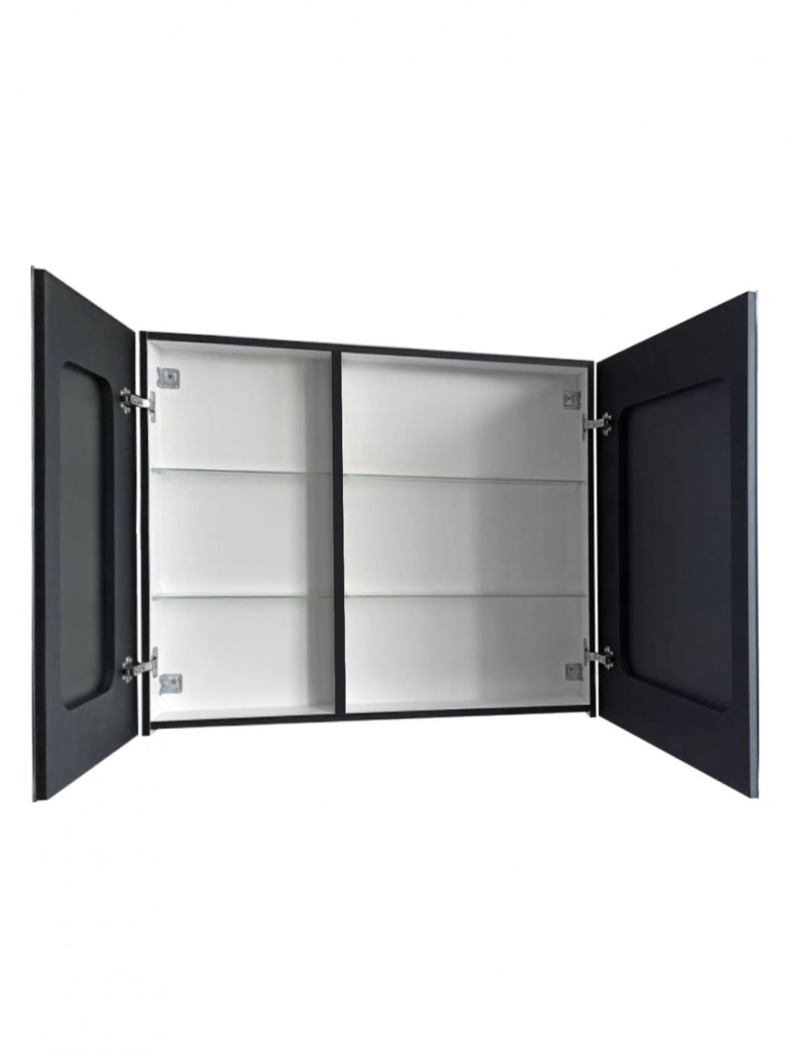 Зеркало-шкаф с подсветкой ART&MAX TECHNO AM-Tec-1000-800-2D-F-Nero - 2