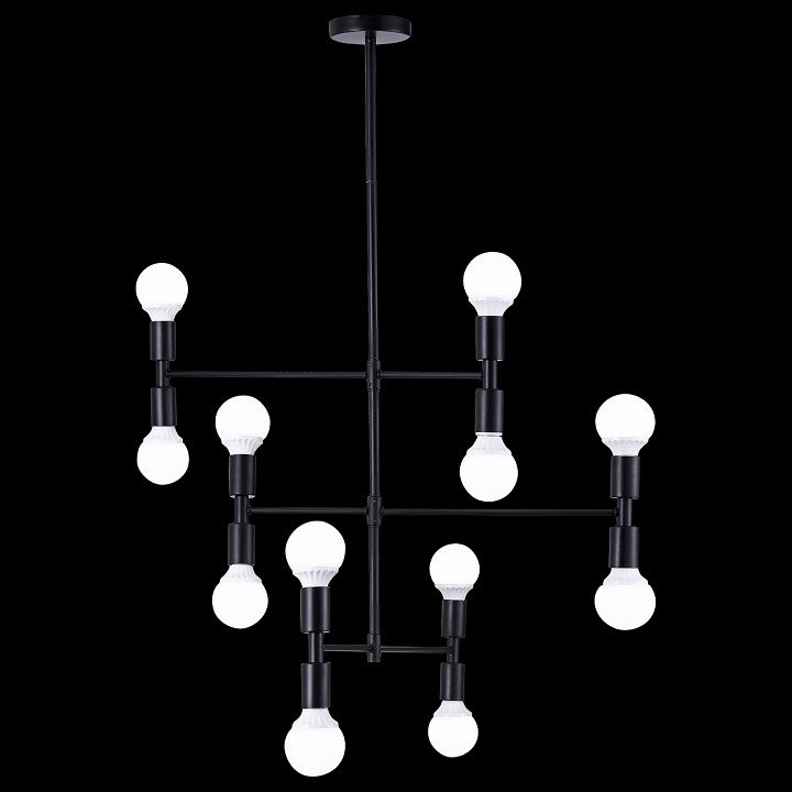 Подвесной светильник Natali Kovaltseva Loft Lux 2 LOFT LUX 75129/12C BLACK - 0