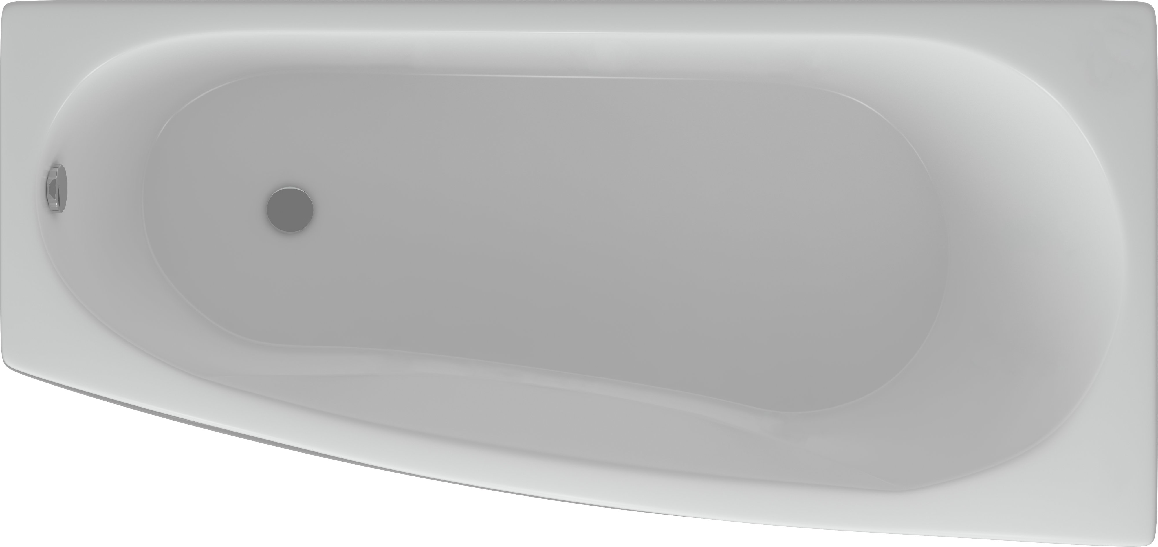 Акриловая ванна Акватек Пандора R, с фронтальным экраном PAN160-0000039 - 0