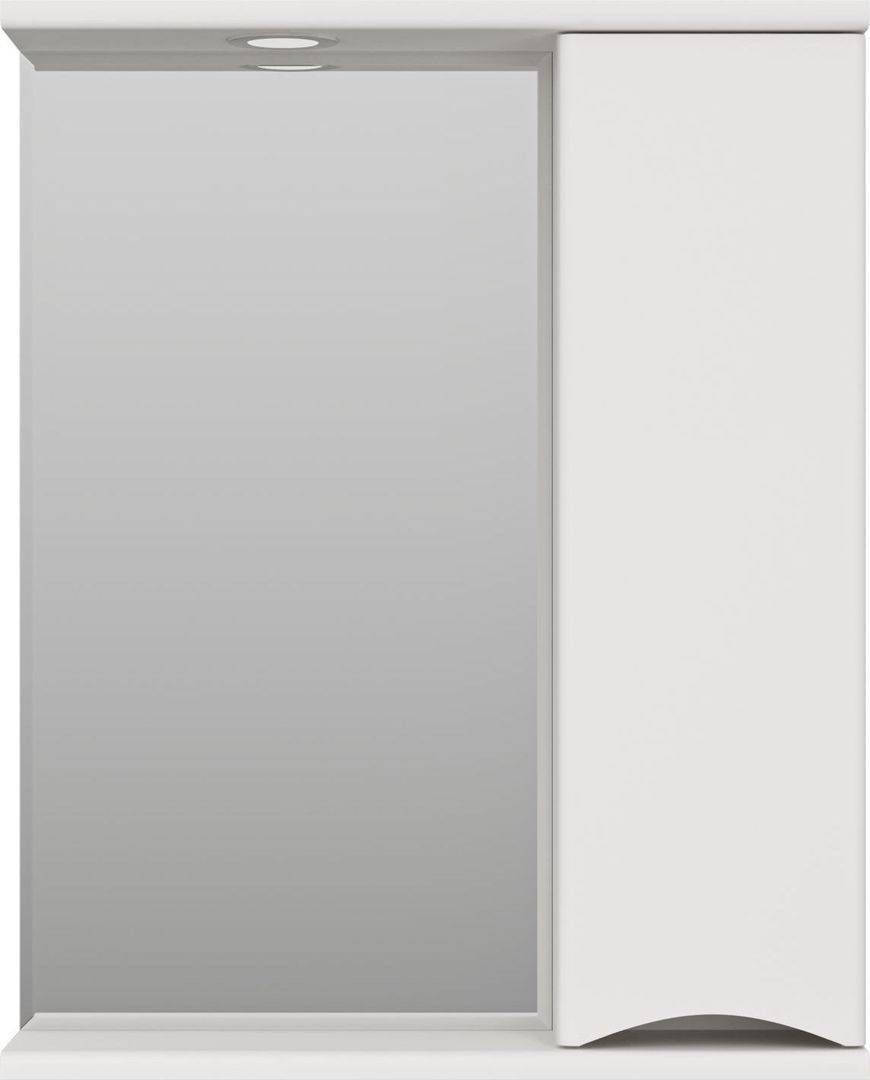 Зеркало-шкаф Misty Атлантик 60 R белый с подсветкой  П-Атл-4060-010П - 1