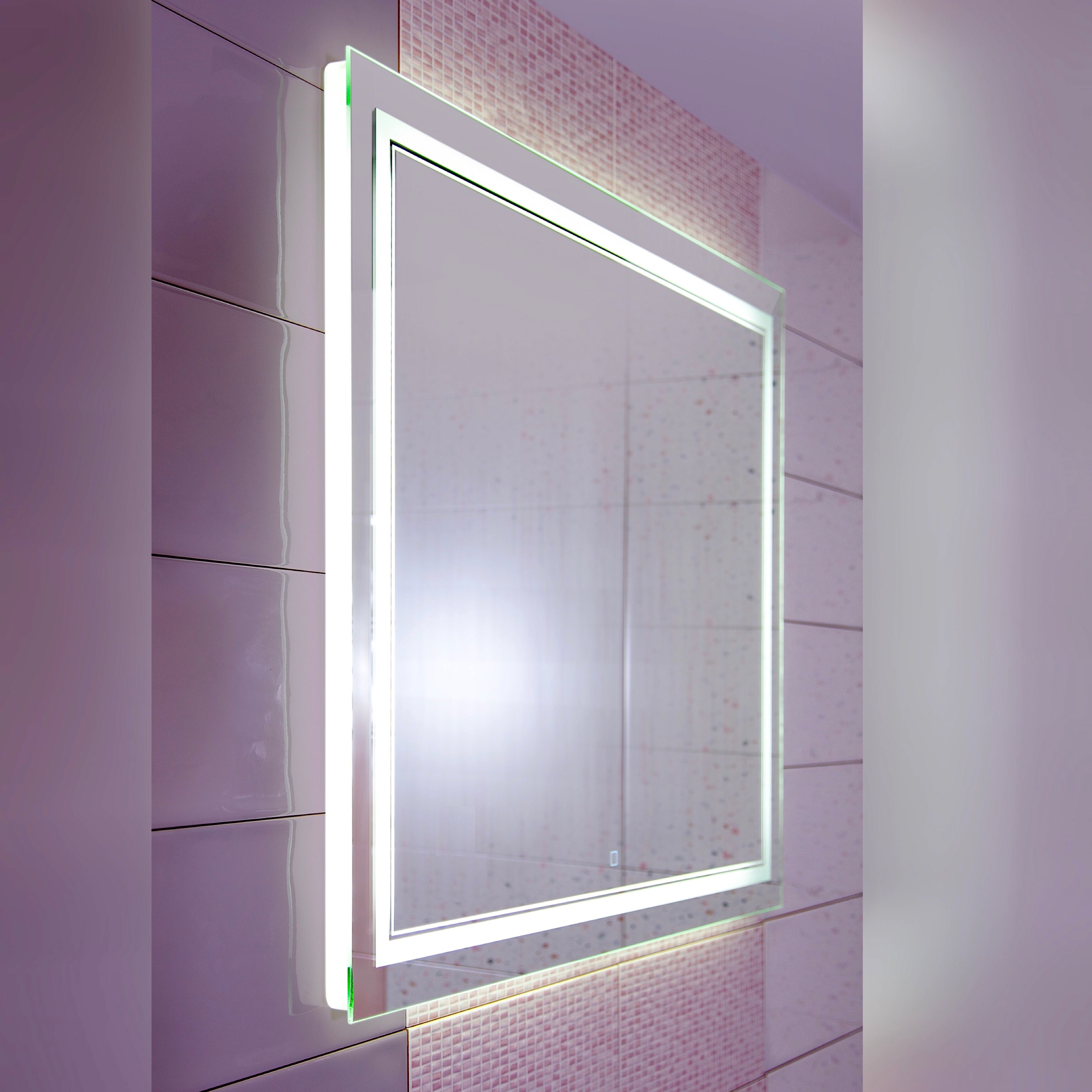 Зеркало Бриклаер Эстель-2 100 с подсветкой, сенсор на зеркале 4627125414305 - 1