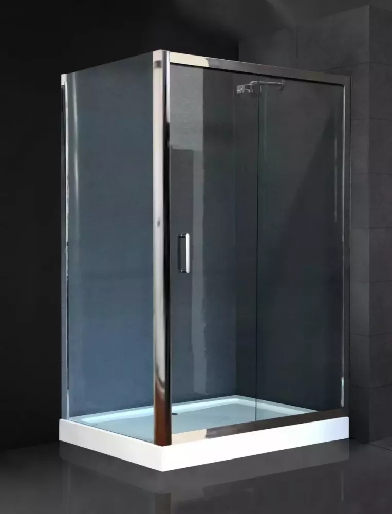 Душевой уголок Royal Bath HPS 120х90 профиль хром стекло прозрачное RB9120HPS-T-CH - 0
