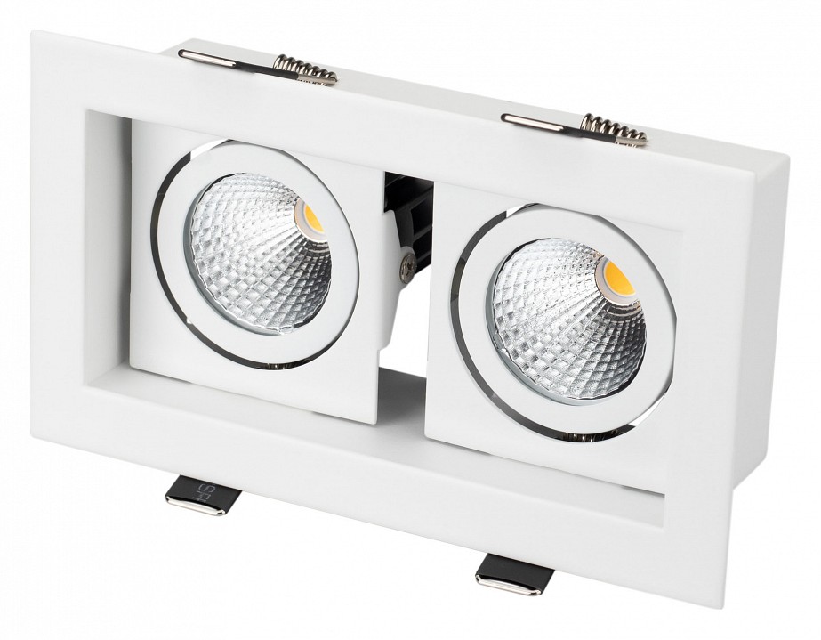 Встраиваемый светодиодный светильник Arlight CL-Kardan-S180x102-2x9W Warm 024127 - 0