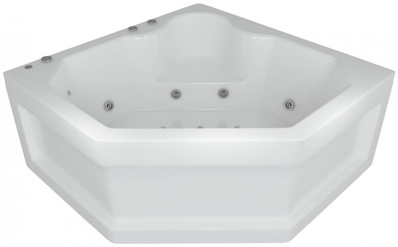 Акриловая ванна 148x148 см Aquatek Лира LIR150-0000006, белый - 5