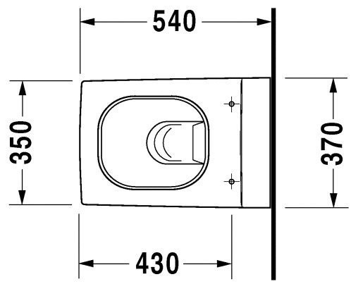 Унитаз подвесной Duravit 2nd Floor с крышкой, белый (2220090000) - 4