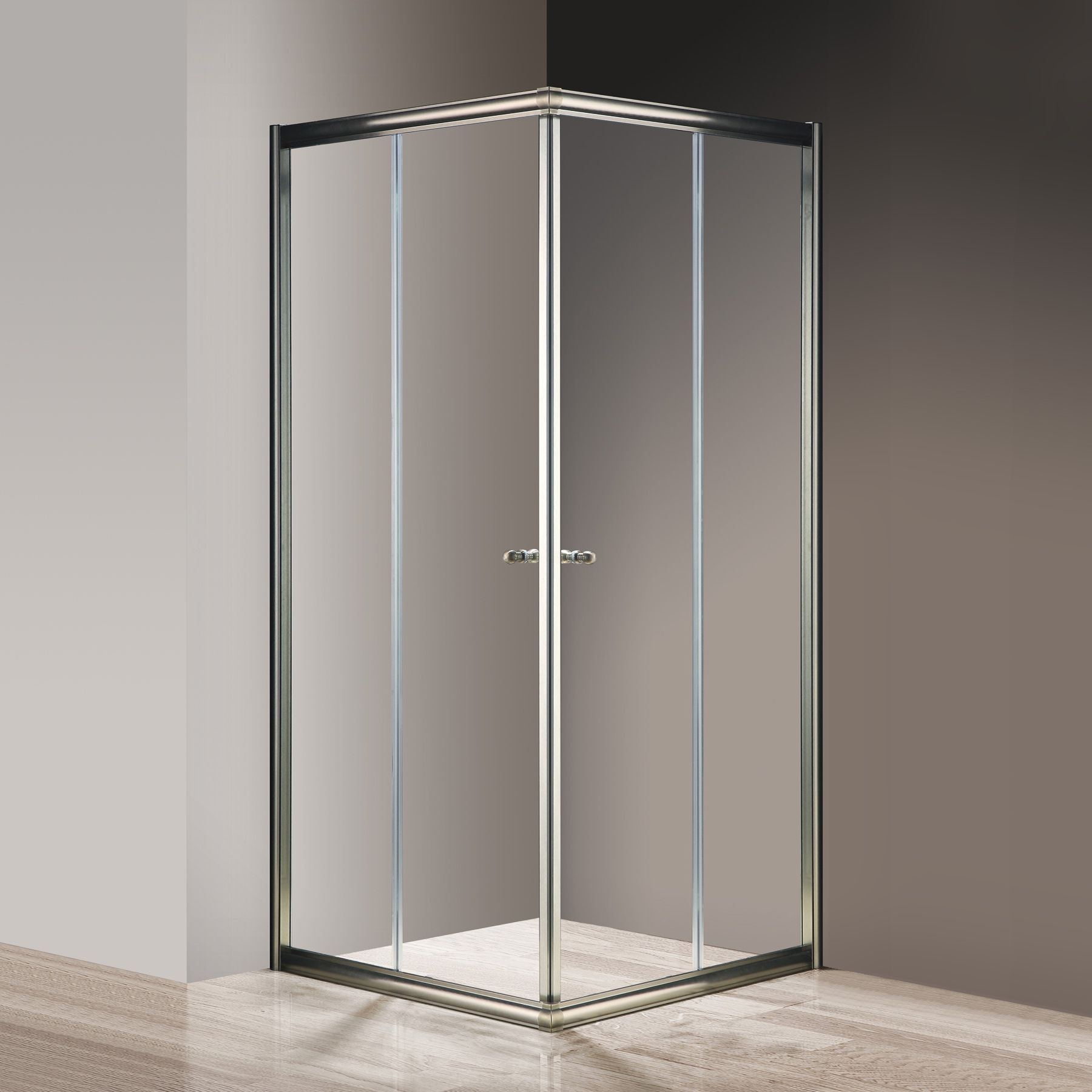 Душевой уголок Cezares Giubileo-A-2-90 прозрачное стекло, бронза GIUBILEO-A-2-90-SCORREVOLE-C-Br - 0