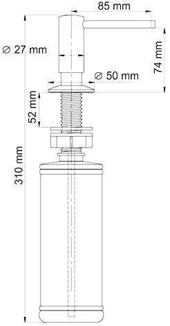 Дозатор Wasserkraft K-1699 - 1