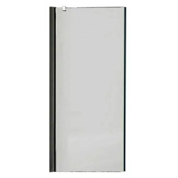 Боковая стенка Vincea Orta 90х190 черная стекло прозрачное VSG-1O900CLB - 0