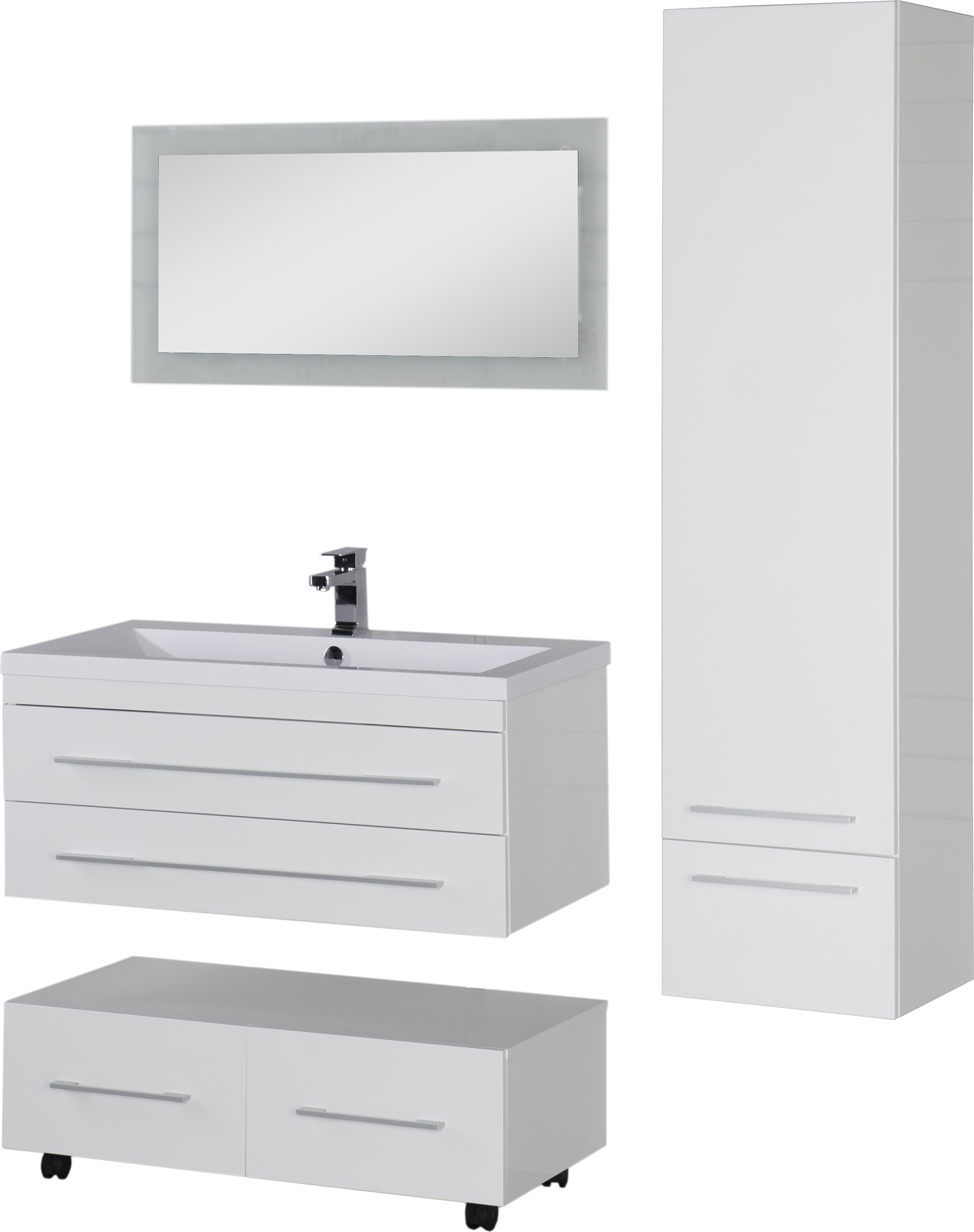 Мебель для ванной Aquanet Нота 100 белая 171496 - 24