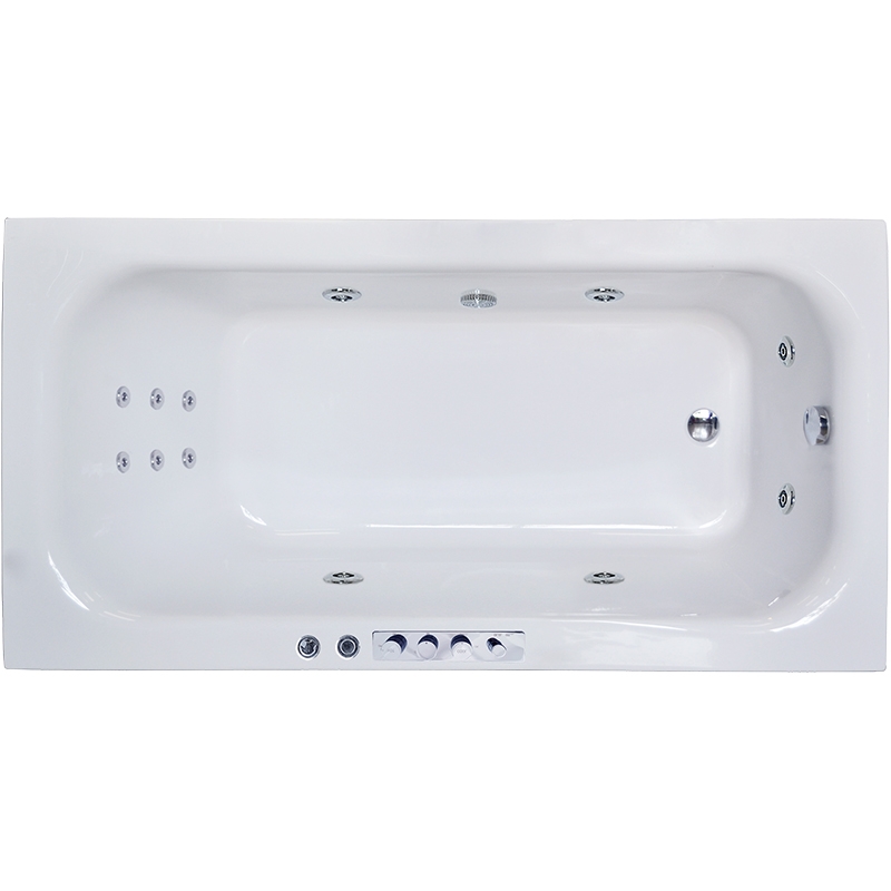 Ванна акриловая Royal Bath Accord Comfort 180x90 с гидромассажем белый RB627100CO - 0