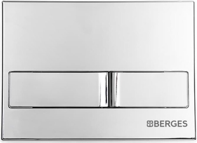 Комплект Berges Wasserhaus Novum 043205 кнопка хром глянцевый - 5