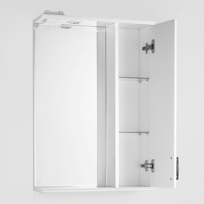 Зеркало-шкаф Style Line Олеандр-2 55/С Люкс, белый ЛС-00000049 - 1