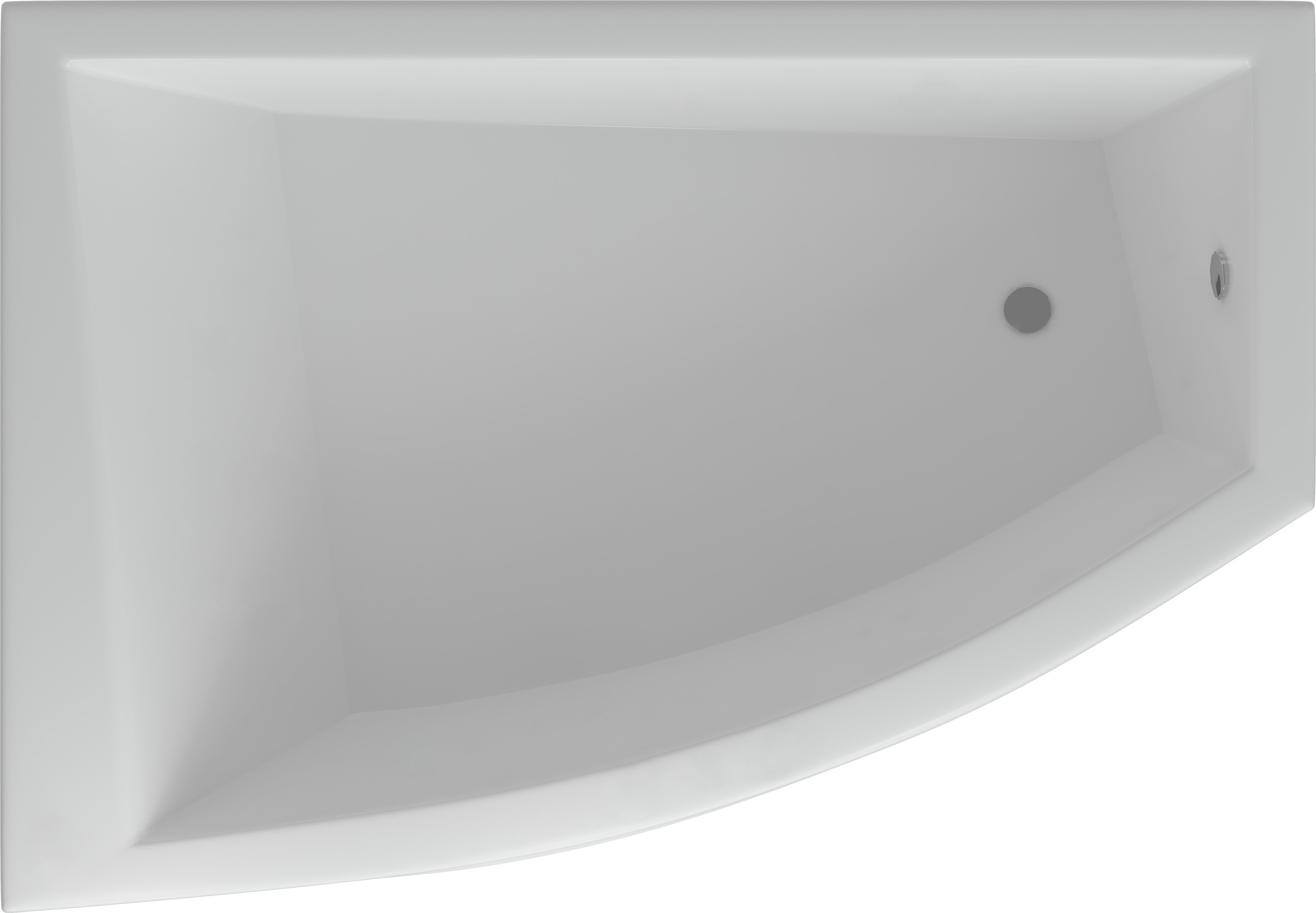 Акриловая ванна Акватек Оракул L, вклеенный каркас ORK180-0000004 - 0