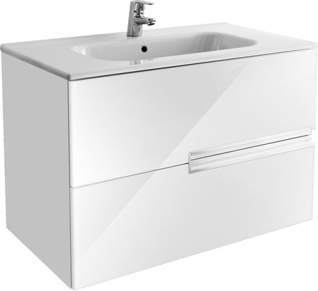 Мебель для ванной Roca Victoria Nord Ice Edition 80 белая - 5