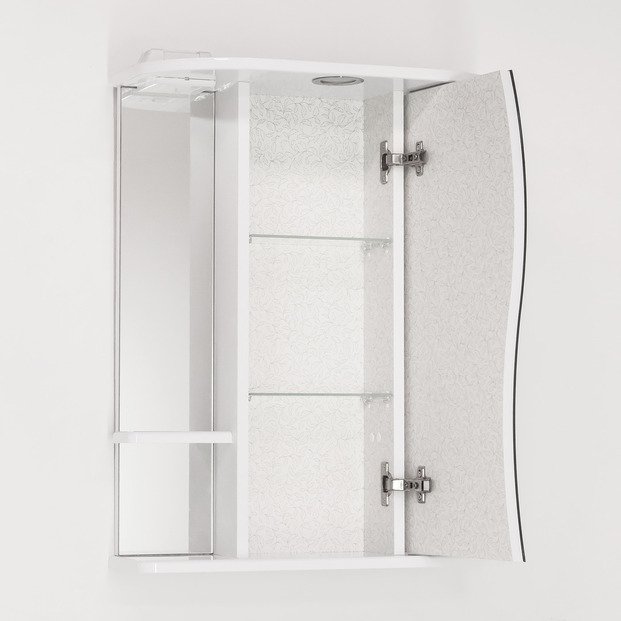 Зеркало-шкаф Style Line Эко Волна Лорена 55/С белый ЛС-00000120 - 1