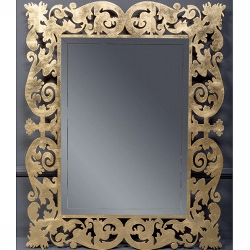 Зеркало Armadi Art Caprice 80х100 с подсветкой золото 553 - 0