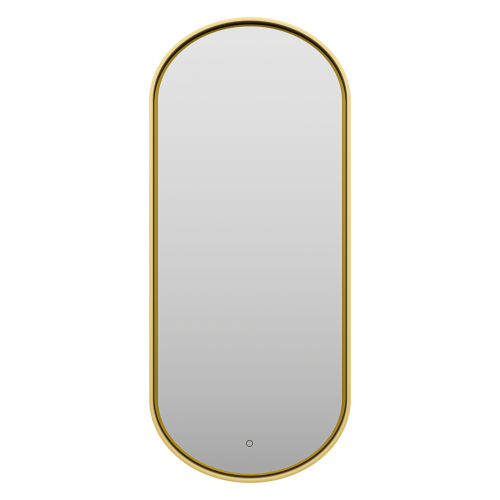 Зеркало Brevita Saturn 50x115 с подсветкой, золото  SAT-Dro1-050-gold - 0
