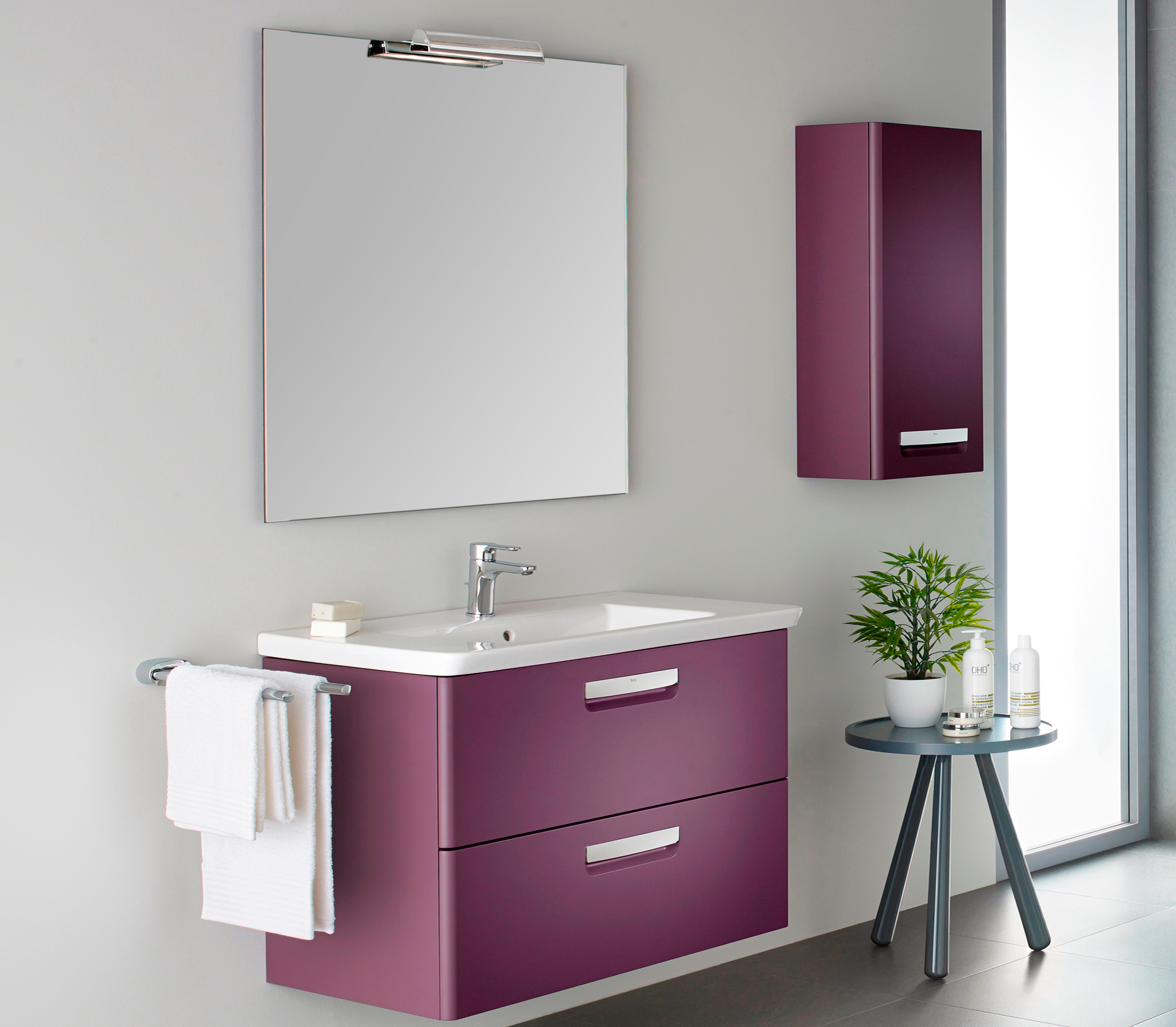 Мебель для ванной Roca Gap 80 фиолетовая - 1