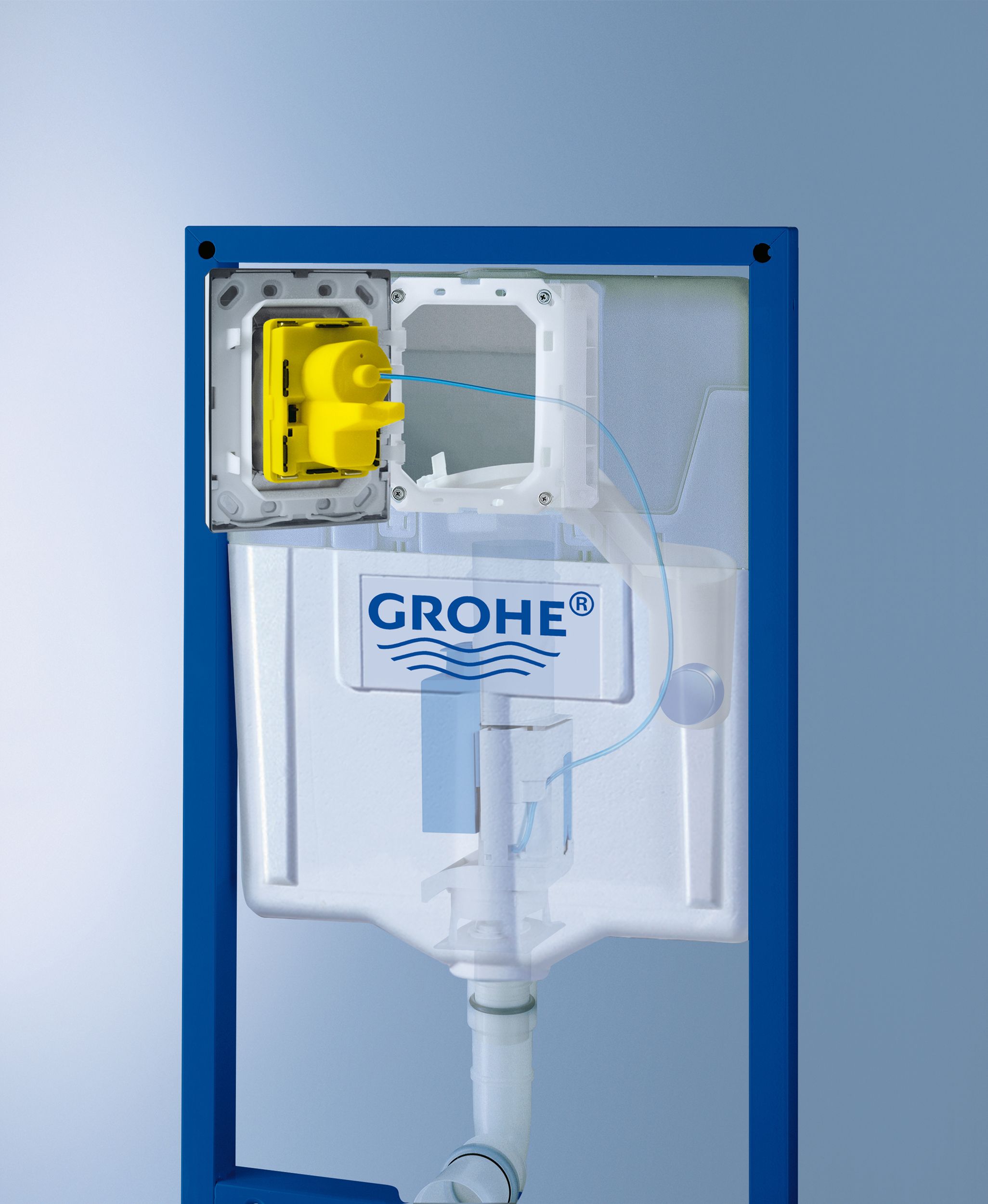 Система инсталляции для унитазов Grohe Rapid SL 38721001 3 в 1 с кнопкой смыва - 3