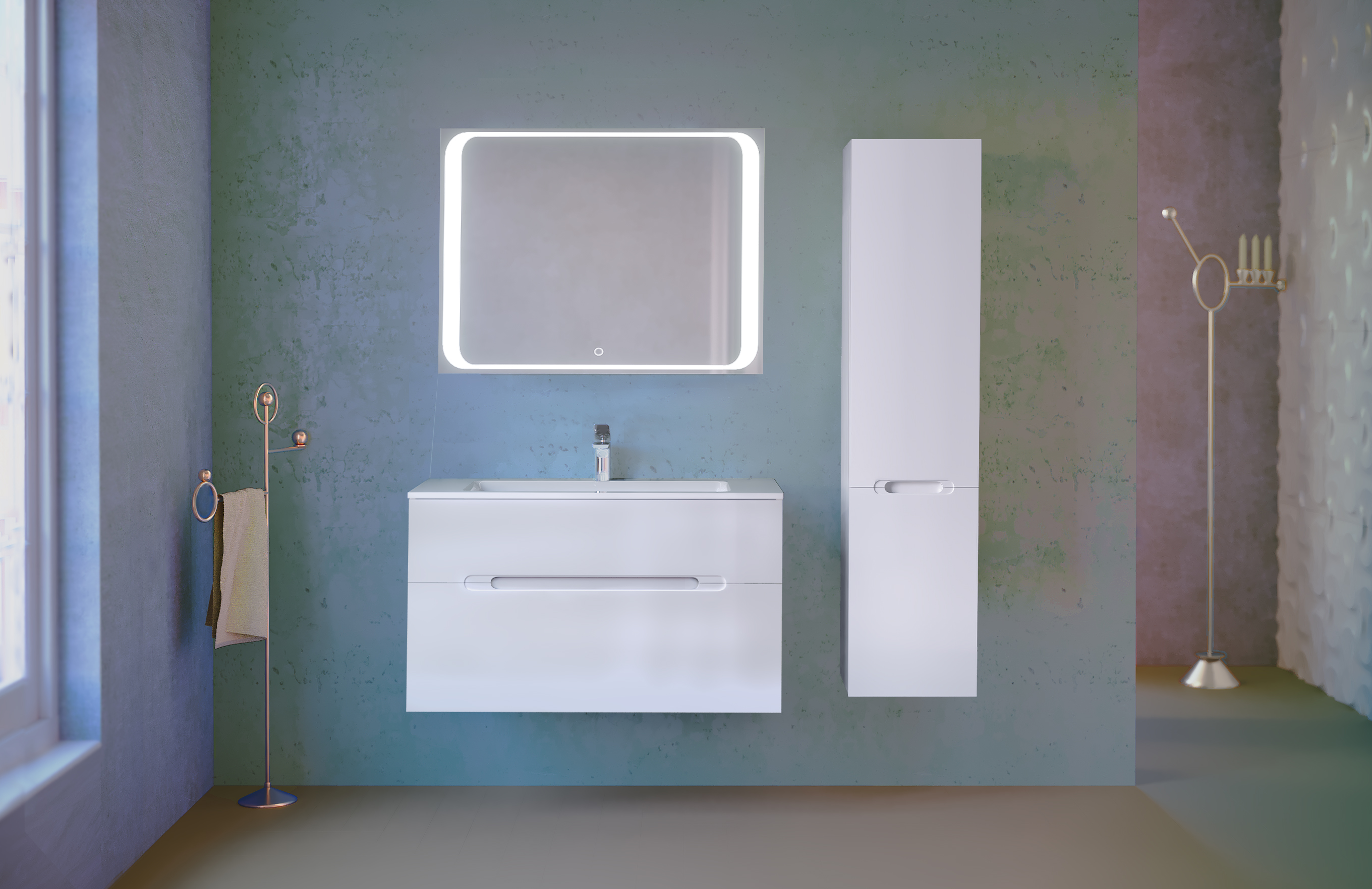 Мебель для ванной Jorno Modul 100 - 4