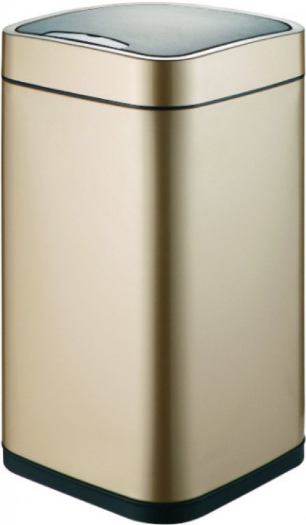Ведро для мусора Weltwasser WW RONE CG 35L сенсорное шампань - золото  10000001967 - 0