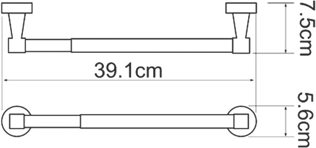 Полотенцедержатель Wasserkraft Isen K-4091 для бумажных полотенец - 3