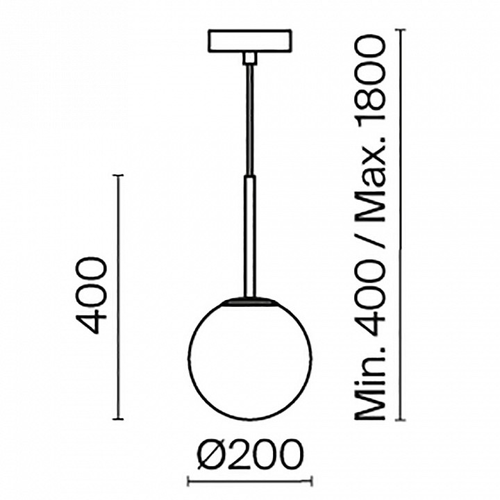 Подвесной светильник Maytoni Basic form MOD321PL-01W1 - 2