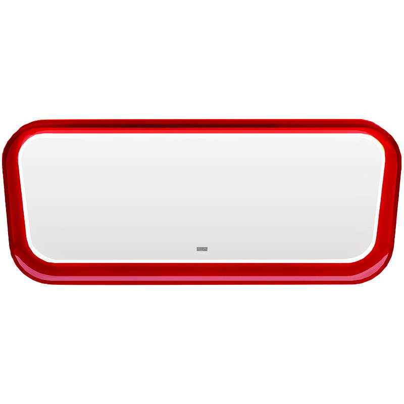 Зеркало Abber Kristall 120 красное с подсветкой AT6702Rubin - 0