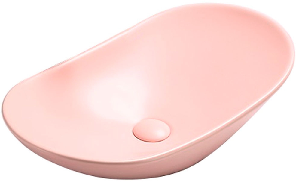 Раковина накладная CeramaLux NC 61.5 см розовый матовый  7811AMP-3 - 0