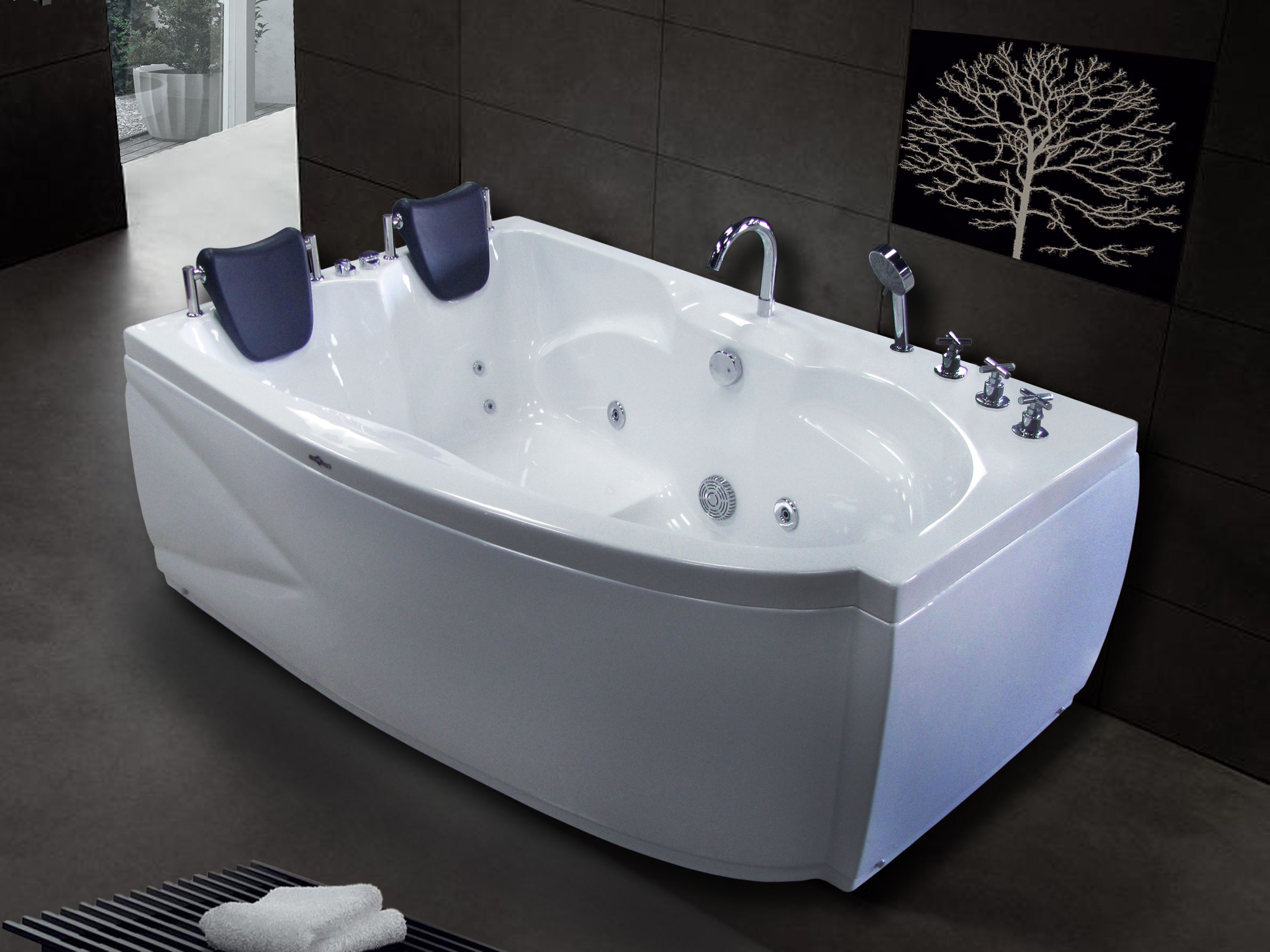 Акриловая ванна Royal Bath Shakespeare RB652100K-L 170 см с каркасом - 1