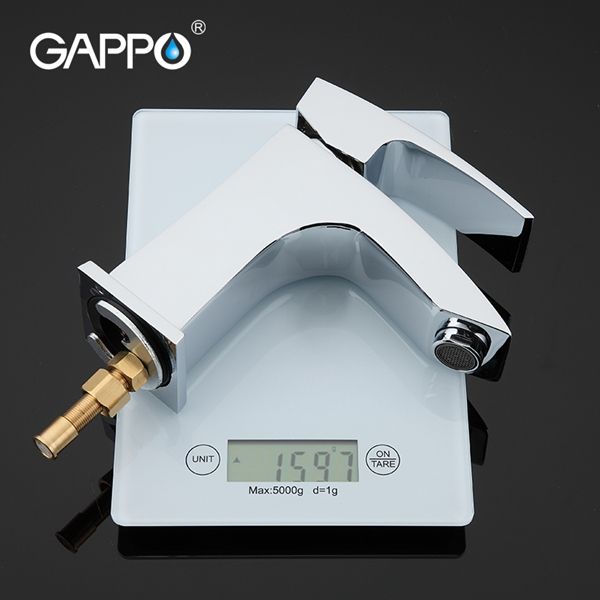 Смеситель для раковины Gappo хром с гигиеническим душем G1207 - 6