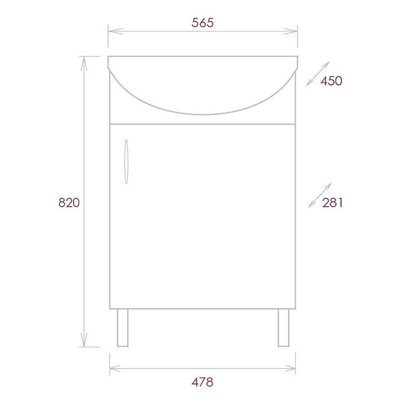 Комплект мебели Onika Эко 52 Black дуб сонома (105208) - 4