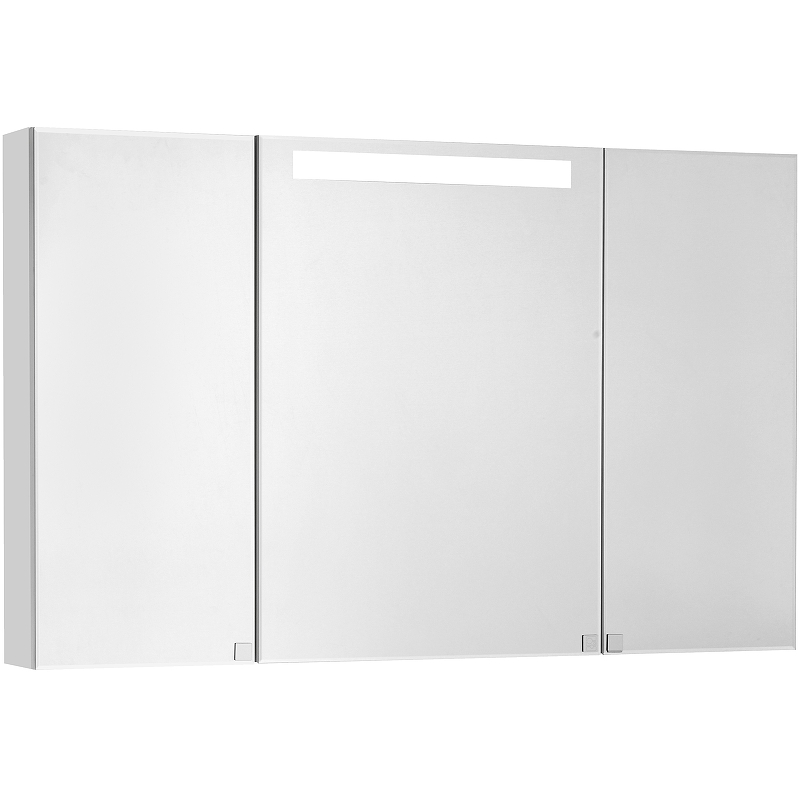 Зеркало-шкаф Aquaton Мадрид 120 с подсветкой белый 1A113402MA010 - 0