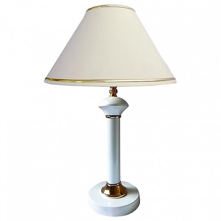 Настольная лампа декоративная Eurosvet Lorenzo 60019/1 глянцевый белый - 0