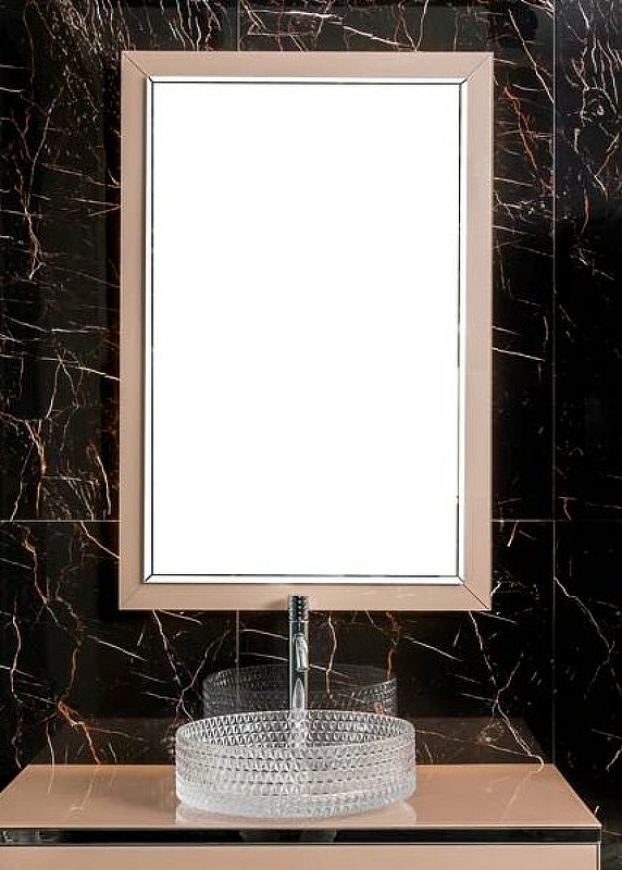 Зеркало с подсветкой Armadi Art Dolce 105х70 розовый 567-Rose - 1