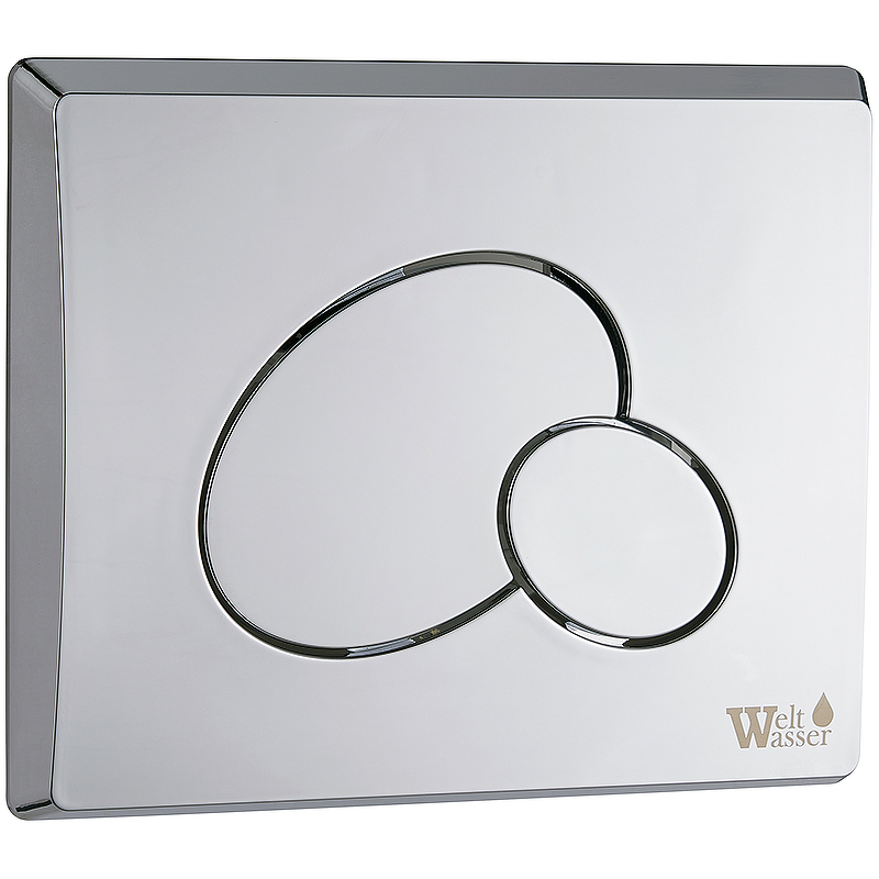 Система инсталляции WeltWasser WW MARBERG 410 RD CR с кнопкой смыва хром  10000008207 - 1