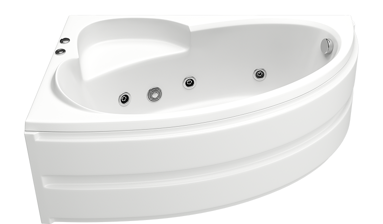 Акриловая ванна Bas Сагра 160x100 см L с г/м ВГ00203 - 0