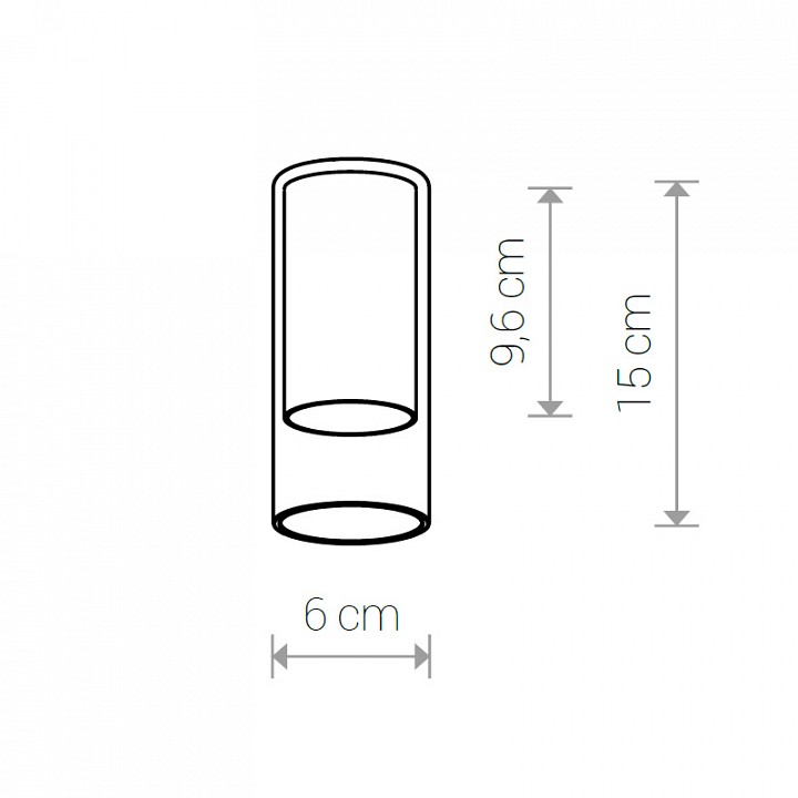Плафон Nowodvorski Cameleon Cylinder S 8546 - 1