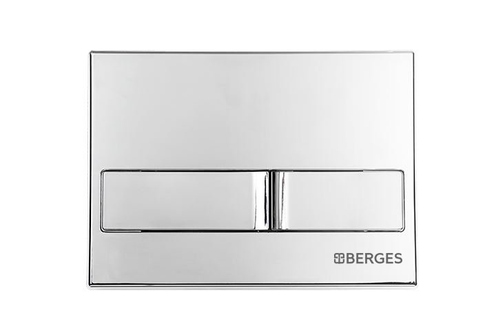 Комплект Berges Wasserhaus Novum кнопка хром 043231 - 4