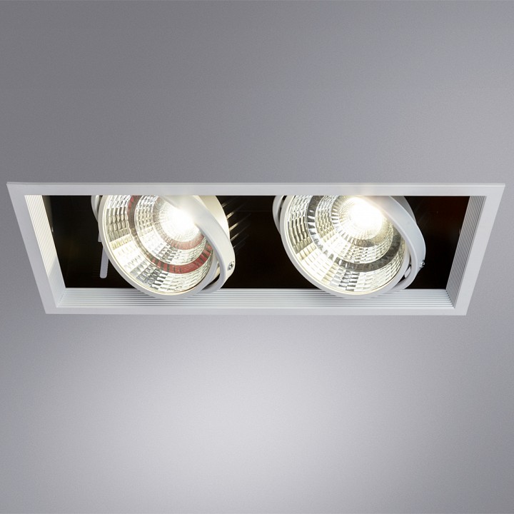 Встраиваемый светодиодный светильник Arte Lamp Merga A8450PL-2WH - 2