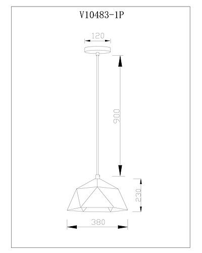 Подвесной светильник Moderli Genoa V10483-1P - 3