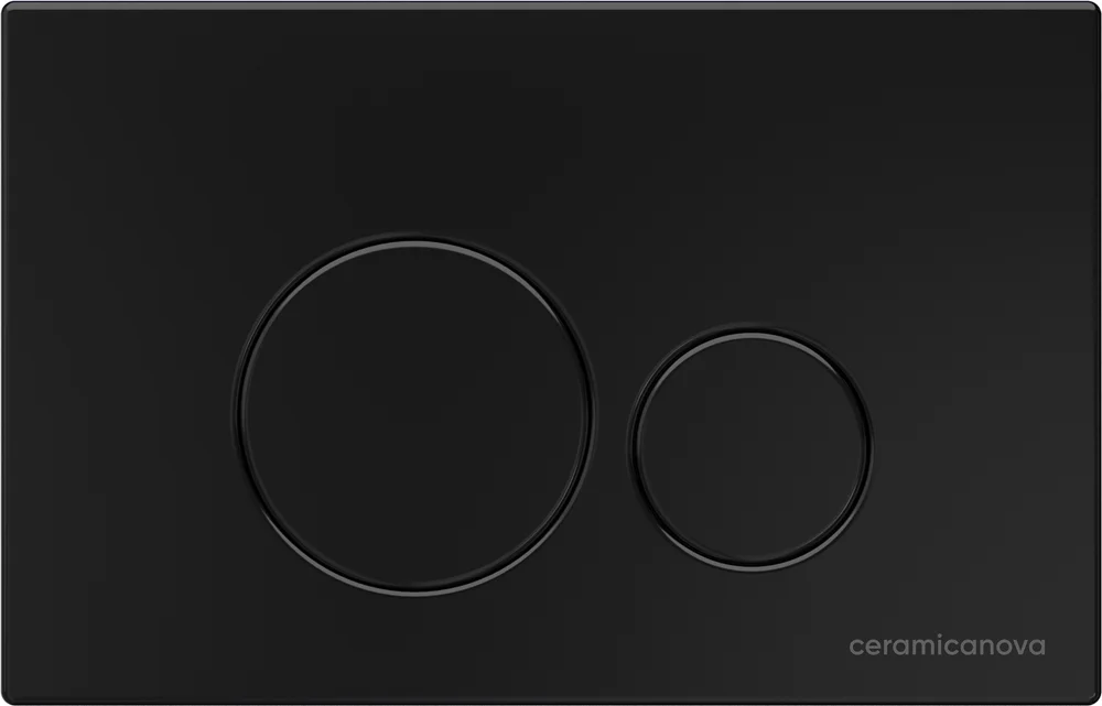 Система инсталляции для унитазов Ceramica Nova Envision с кнопкой Round черной матовой CN1001B - 1