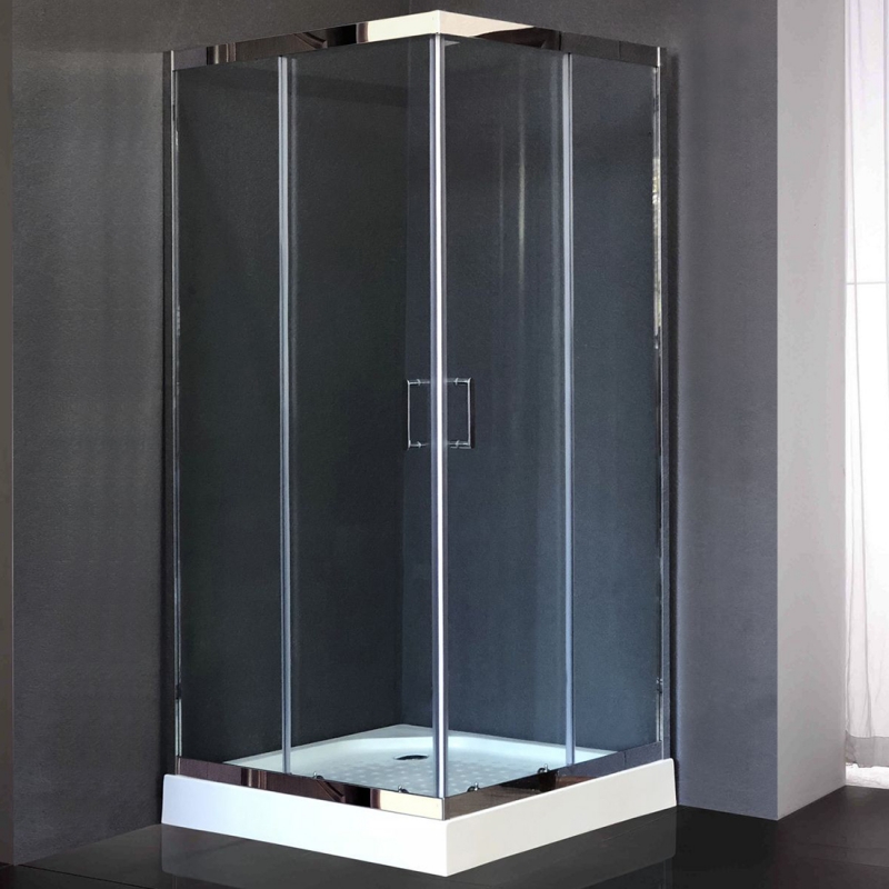 Душевой уголок Royal Bath HPD 120x120 профиль хром стекло прозрачное RB1212HPD-T-CH - 0