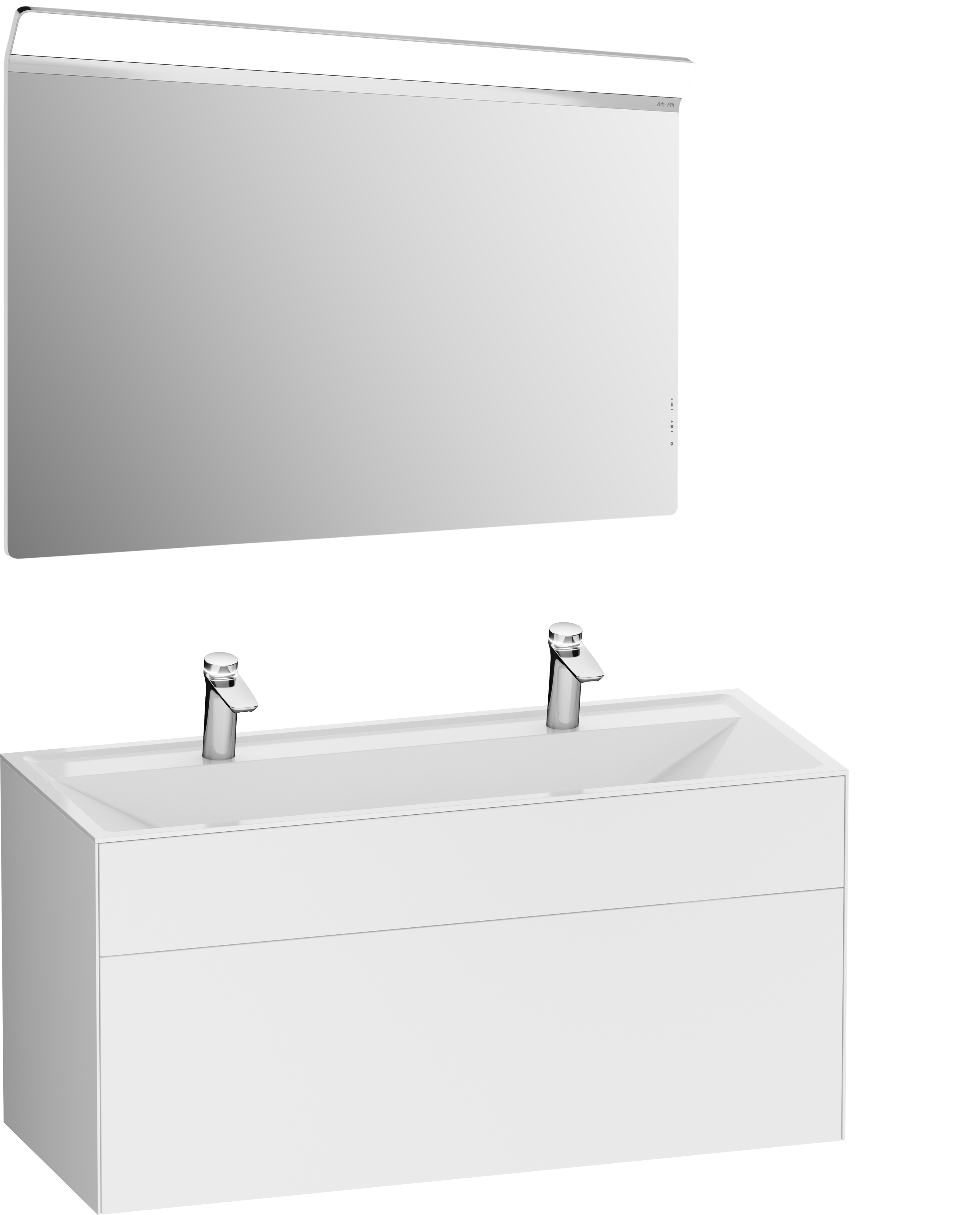 Мебель для ванной Am.Pm Inspire V2.0 120 белый матовый - 0